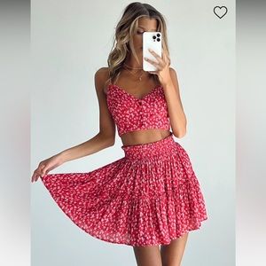 SHAH SET RED - Skirt